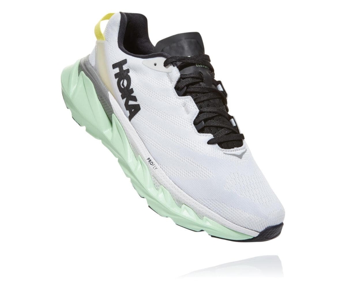 Hoka Treningssko Norge - HOKA ONE ONE Elevon 2 Herre Hvite [NO-56OLAE]